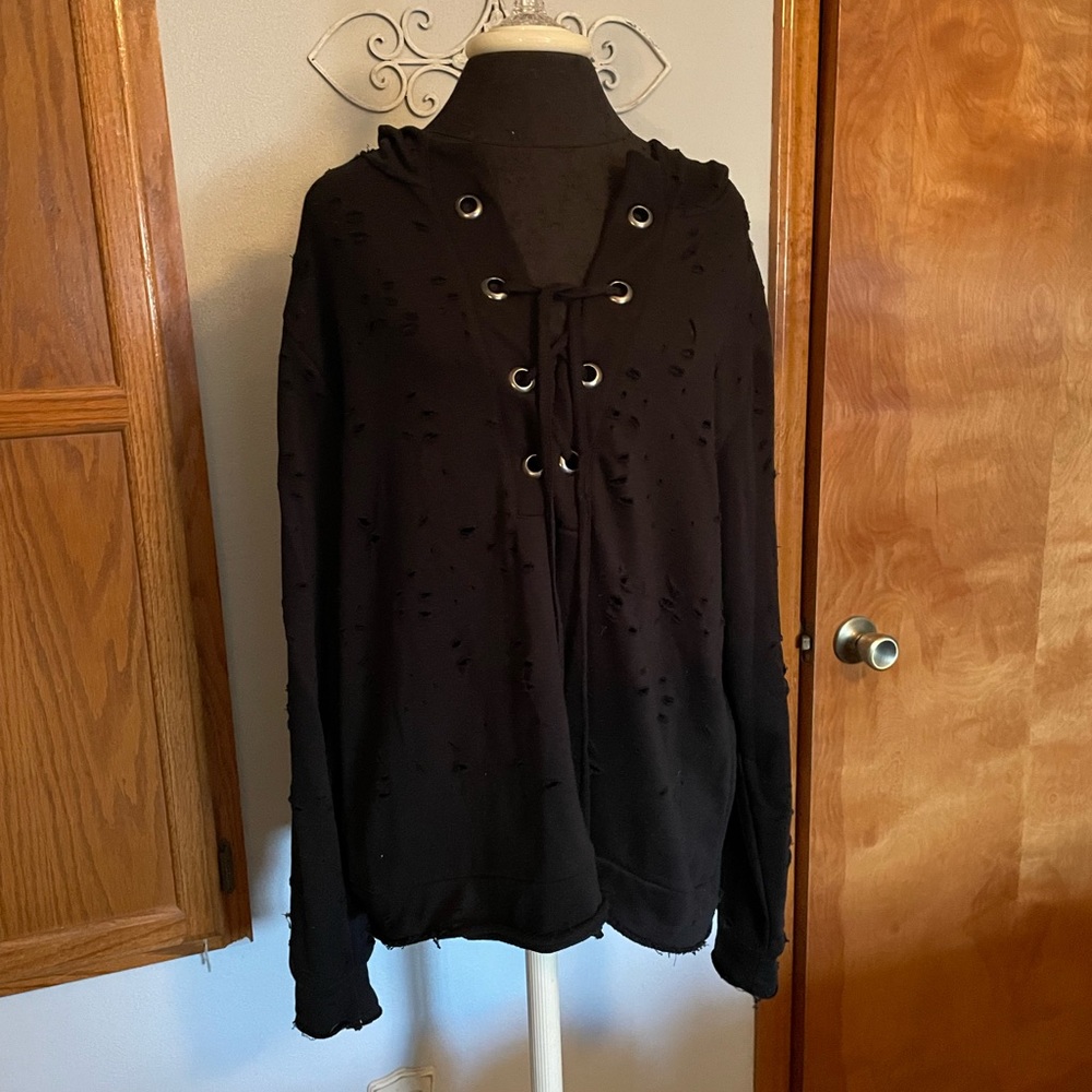 Daytrip Black Hooded Sweatshirt XL